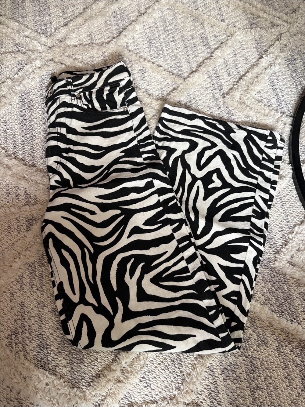 Zebra Wide Leg Jeans